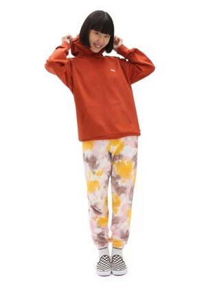 Sweat-shirt à capuche marron VANS femme