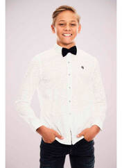 Chemise manches longues blanc GARCIA pour garçon seconde vue