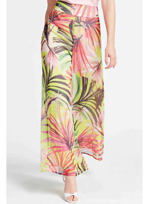 Pantalon flare jaune GUESS femme