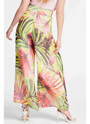 Pantalon flare jaune GUESS pour femme seconde vue