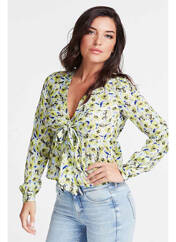 T-shirt jaune GUESS pour femme seconde vue