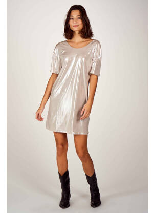Robe courte argent GUESS femme