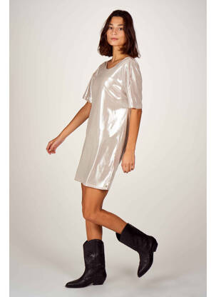 Robe courte argent GUESS femme