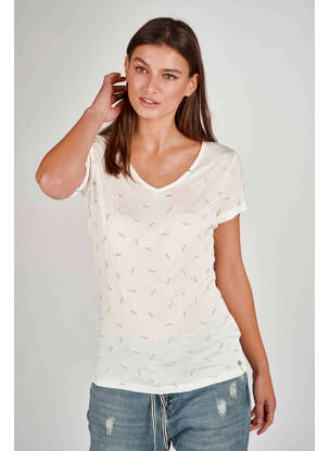 T-shirt blanc PETROL INDUSTRIES pour femme