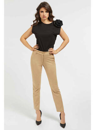 Pantalon slim beige GUESS femme