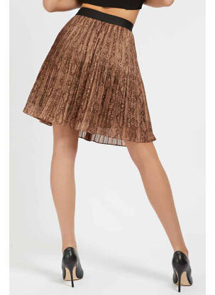 Jupe courte marron GUESS femme