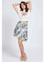Jupe courte blanc GUESS pour femme seconde vue