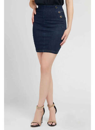 Jupe courte bleu GUESS femme