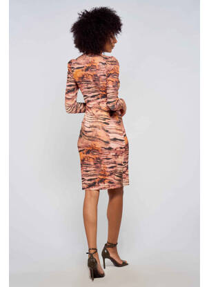 Robe courte marron GUESS femme