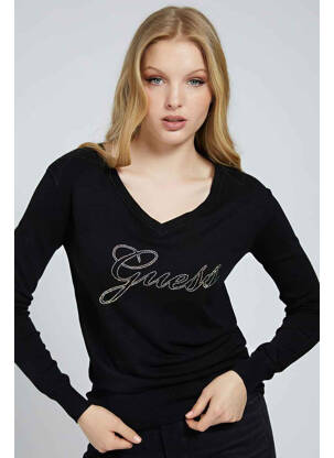 Pull noir GUESS femme