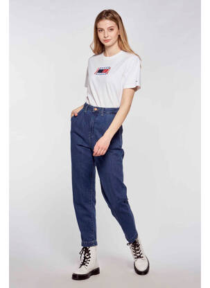 Jean coupe mom bleu WRANGLER femme