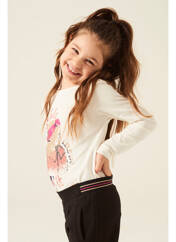 T-shirt blanc GARCIA pour fille seconde vue