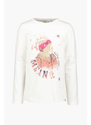 T-shirt blanc GARCIA fille