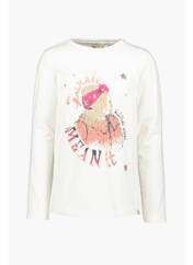 T-shirt blanc GARCIA pour fille seconde vue