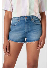 Short bleu WRANGLER femme