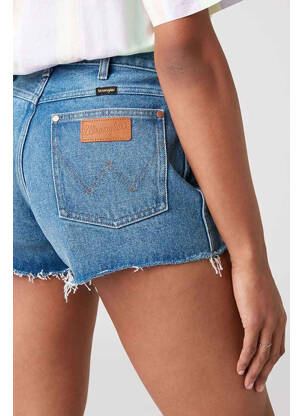 Short bleu WRANGLER femme