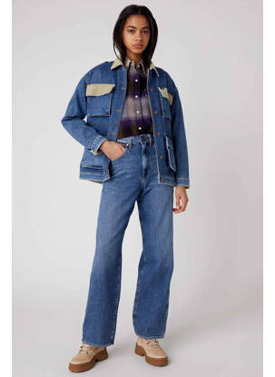 Jeans coupe droite bleu WRANGLER femme