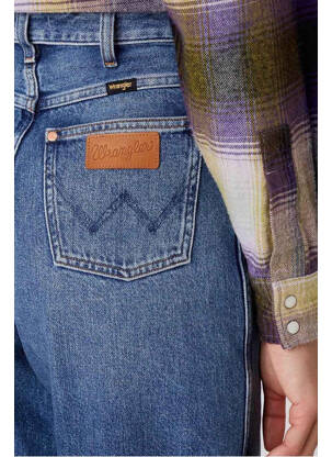 Jeans coupe droite bleu WRANGLER femme