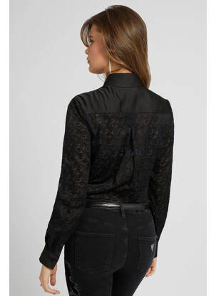 Chemisier noir GUESS femme