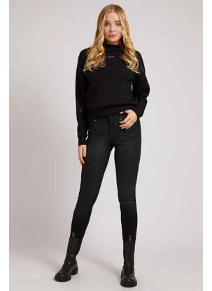 Sweat-shirt noir GUESS femme