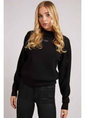 Sweat-shirt noir GUESS pour femme seconde vue