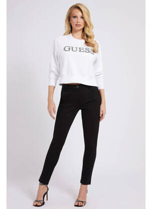 Pantalon chino noir GUESS pour femme
