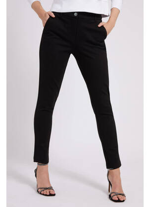 Pantalon chino noir GUESS femme