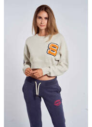 Pull gris SUPERDRY femme