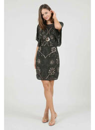 Robe longue noir MOLLY BRACKEN femme