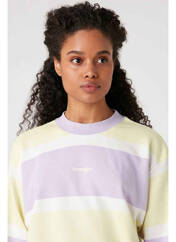 Sweat-shirt violet WRANGLER pour femme seconde vue