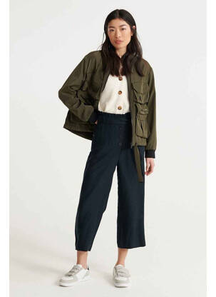 Pantalon 7/8 bleu SUPERDRY femme