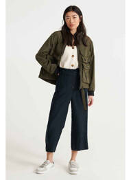 Pantalon 7/8 bleu SUPERDRY femme