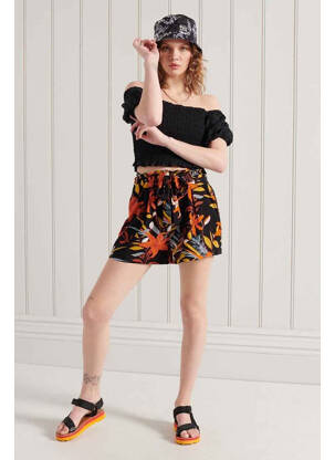 Short noir SUPERDRY femme