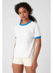 T-shirt bleu WRANGLER pour femme seconde vue