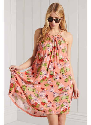 Robe courte rose SUPERDRY femme