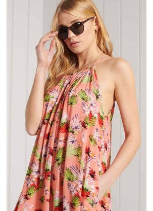 Robe courte rose SUPERDRY femme