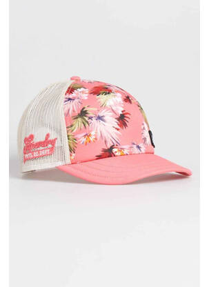 Casquette rose SUPERDRY femme