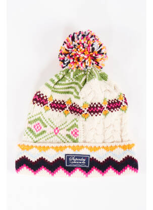 Bonnet multicolore SUPERDRY femme