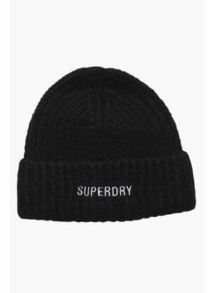 Bonnet noir SUPERDRY femme