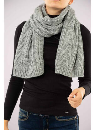 Echarpe gris SUPERDRY femme