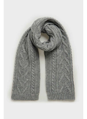 Echarpe gris SUPERDRY femme