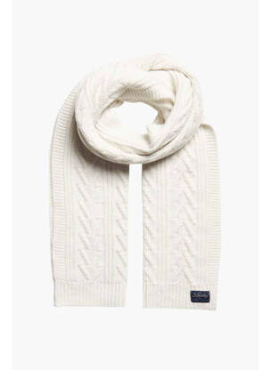 Echarpe blanc SUPERDRY femme