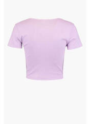 T-shirt violet HAILYS pour femme seconde vue