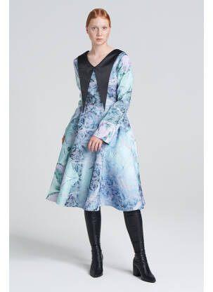 Robe longue vert YOUNG DESIGNERS femme