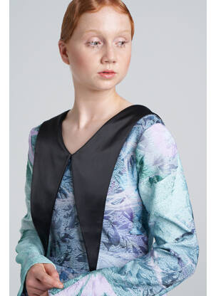 Robe longue vert YOUNG DESIGNERS femme