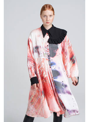 Robe longue rouge YOUNG DESIGNERS femme
