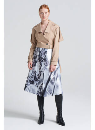 Robe longue marron YOUNG DESIGNERS femme