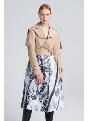 Robe longue marron YOUNG DESIGNERS femme