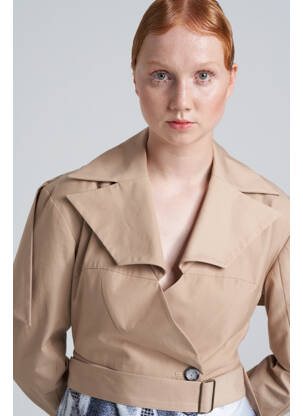 Robe longue marron YOUNG DESIGNERS femme