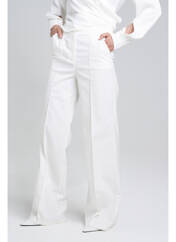 Pantalon droit blanc YOUNG DESIGNERS pour femme seconde vue